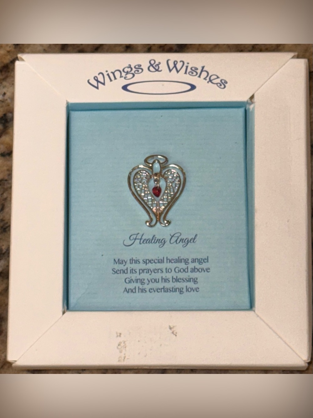 Wings & Wishes Healing Pin